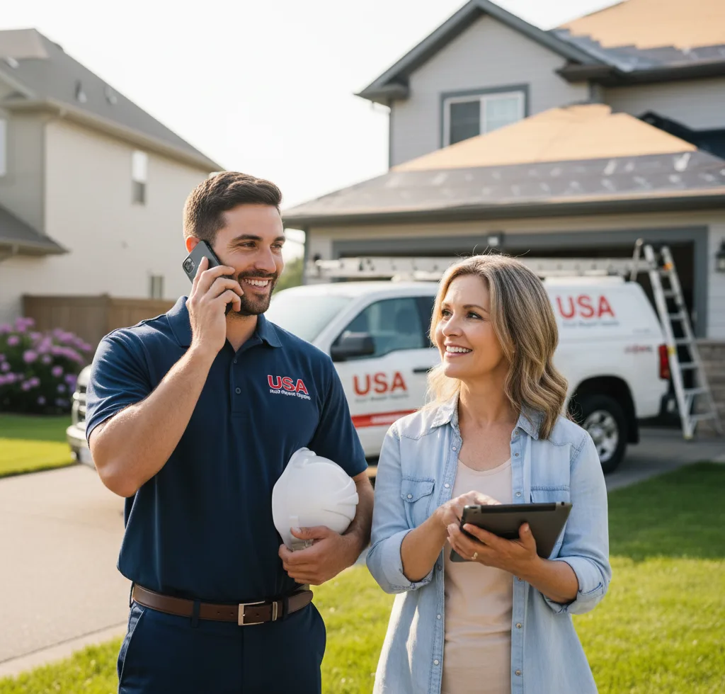 USA Roof Repair Experts customer support in Hermitage
